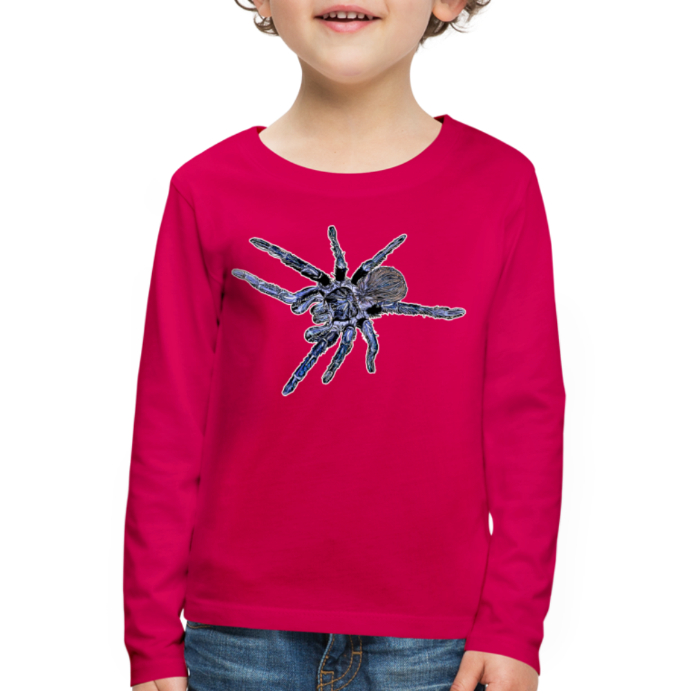 Kinder Longsleeve Pterinopelma sazimai - dunkles Pink
