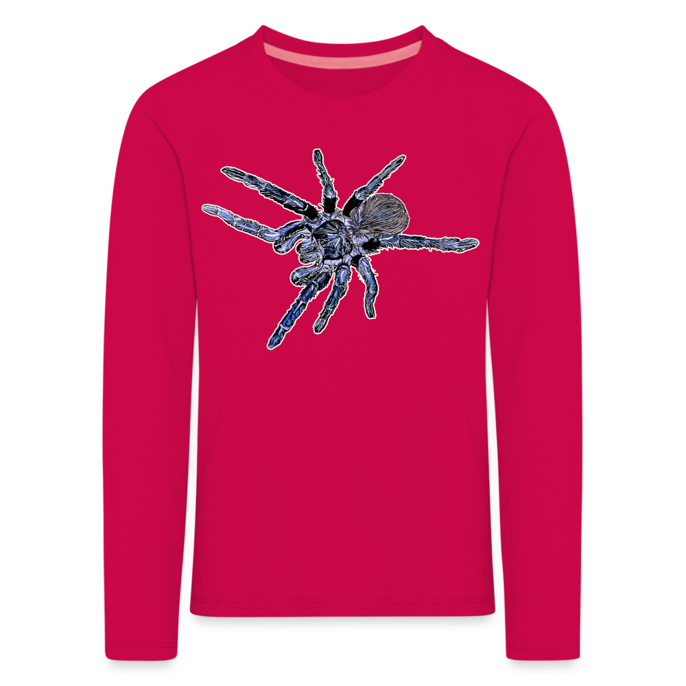Kinder Longsleeve Pterinopelma sazimai - dunkles Pink
