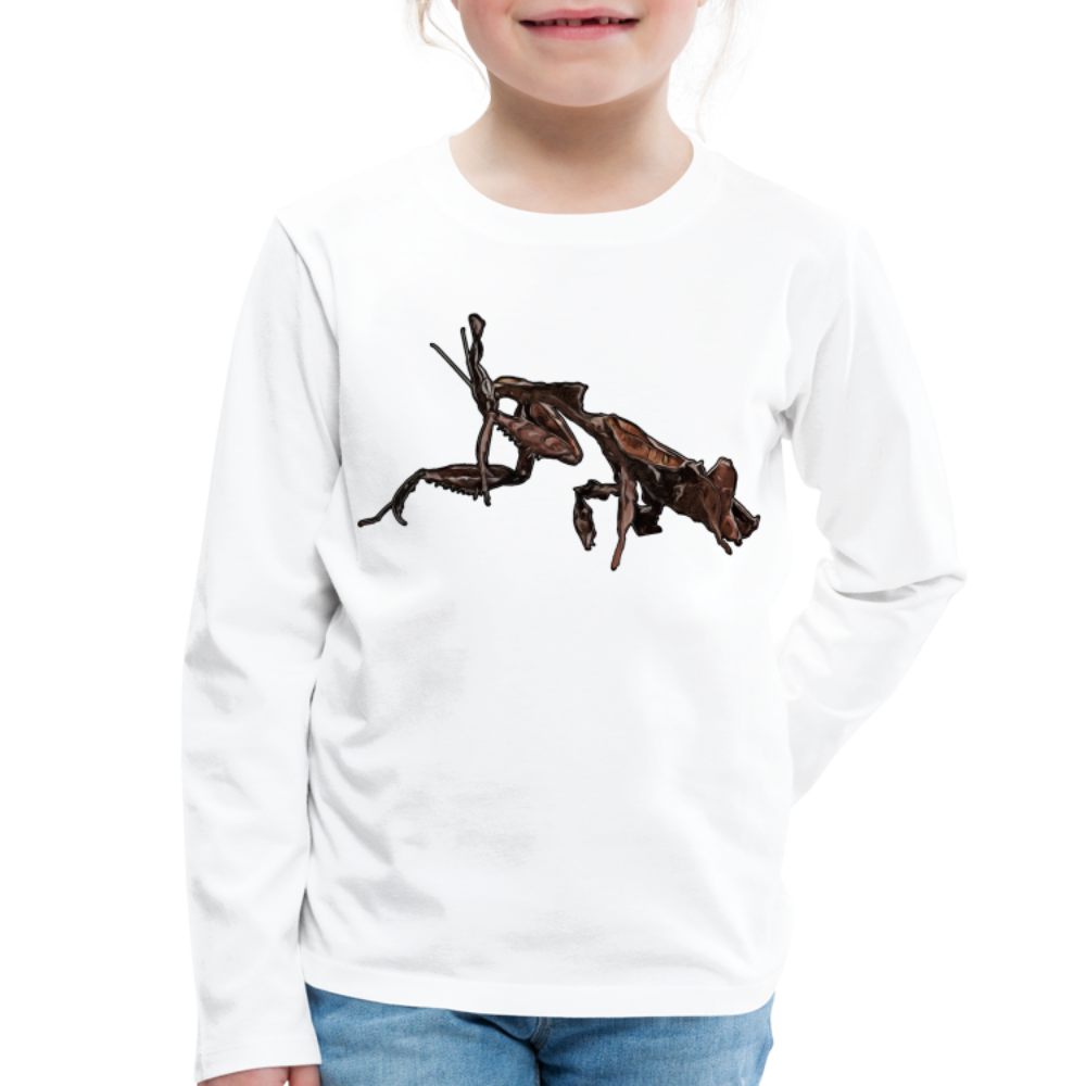Kinder Longsleeve Phyllocrania paradoxa female 2 - weiß