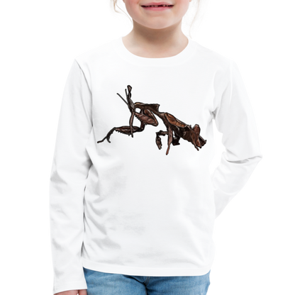 Kinder Longsleeve Phyllocrania paradoxa female 2 - weiß
