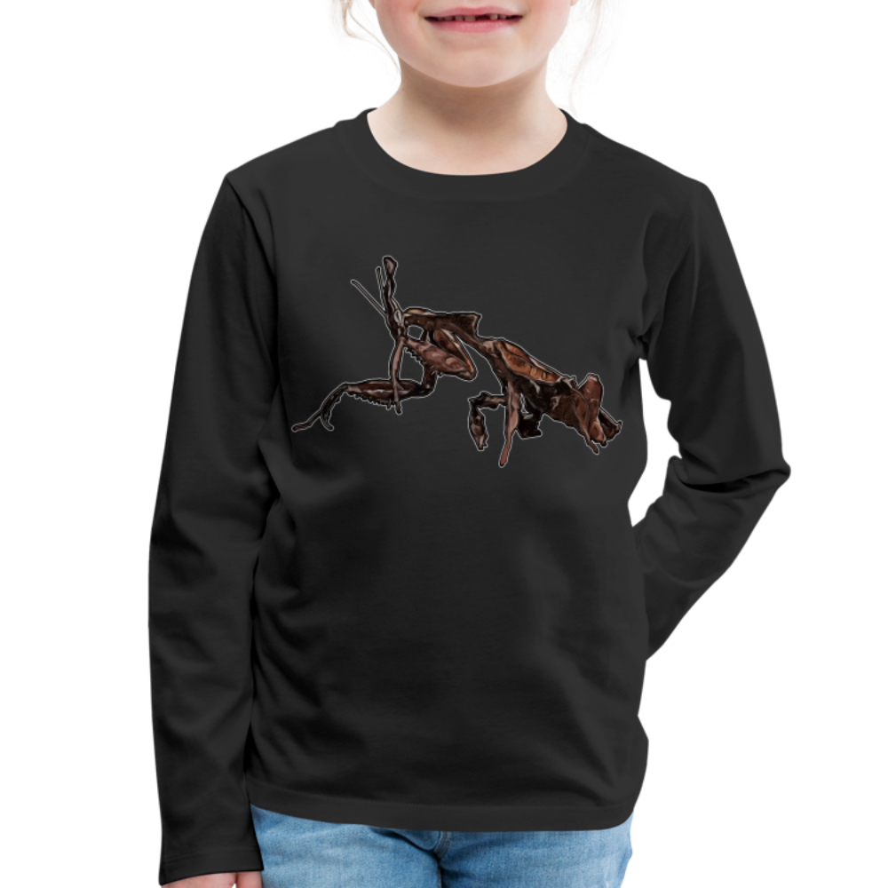 Kinder Longsleeve Phyllocrania paradoxa female 2 - Schwarz