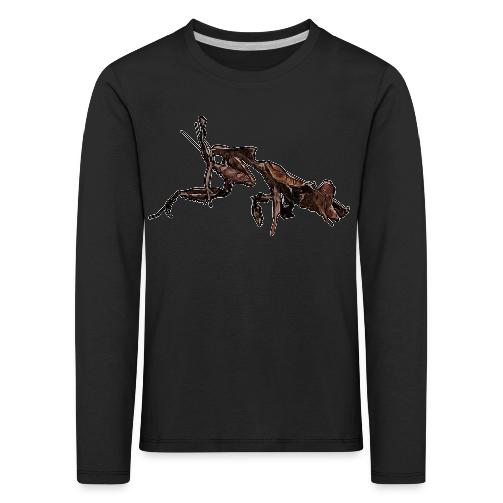 Kinder Longsleeve Phyllocrania paradoxa female 2 - Schwarz