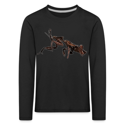 Kinder Longsleeve Phyllocrania paradoxa female 2 - Schwarz