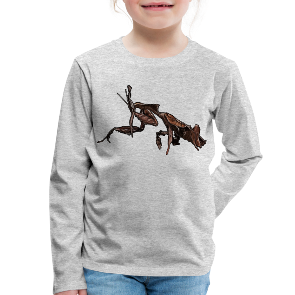 Kinder Longsleeve Phyllocrania paradoxa female 2 - Grau meliert