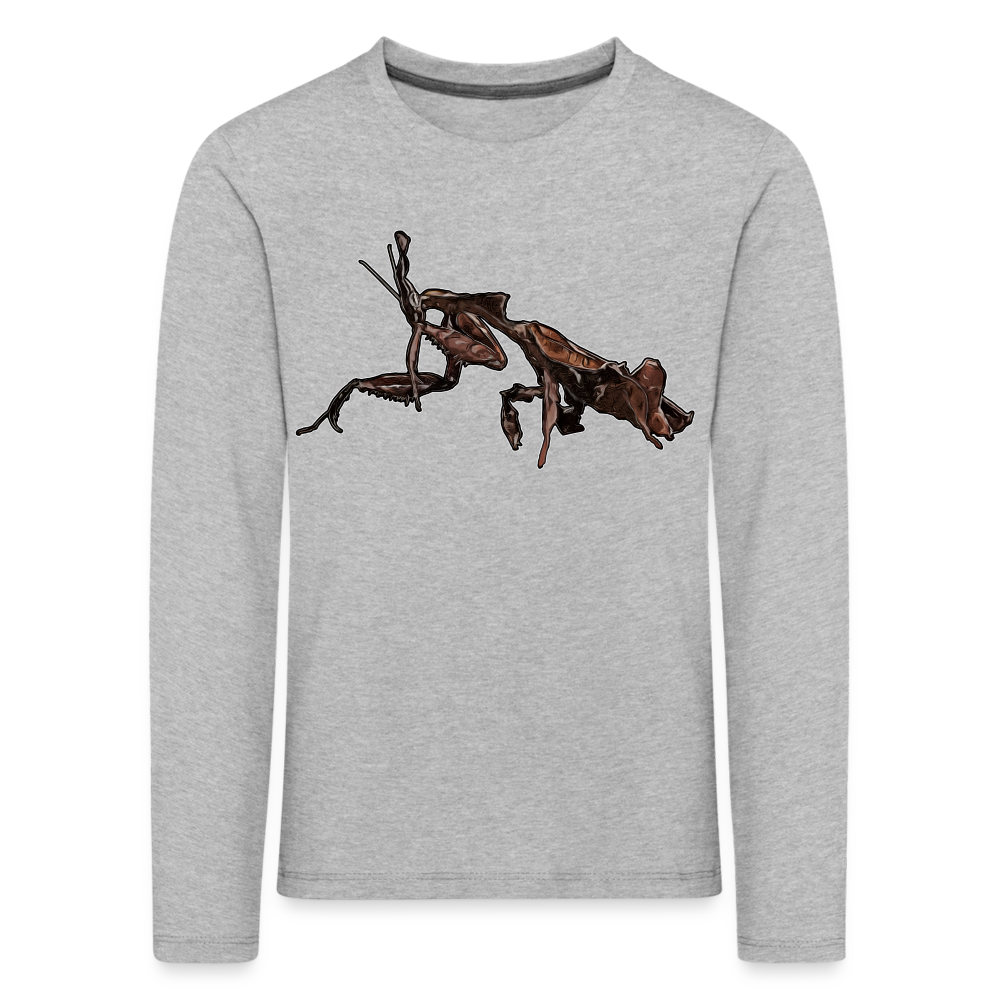 Kinder Longsleeve Phyllocrania paradoxa female 2 - Grau meliert