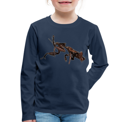 Kinder Longsleeve Phyllocrania paradoxa female 2 - Navy