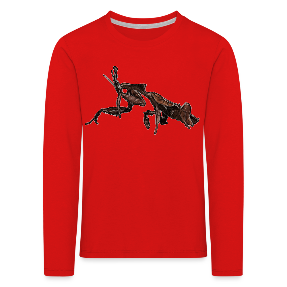 Kinder Longsleeve Phyllocrania paradoxa female 2 - Rot