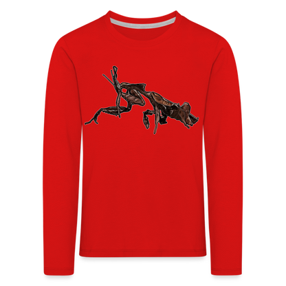 Kinder Longsleeve Phyllocrania paradoxa female 2 - Rot