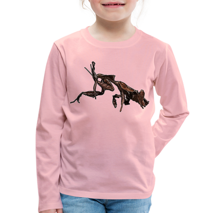 Kinder Longsleeve Phyllocrania paradoxa female 2 - Hellrosa