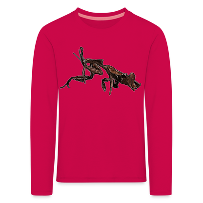 Kinder Longsleeve Phyllocrania paradoxa female 2 - dunkles Pink