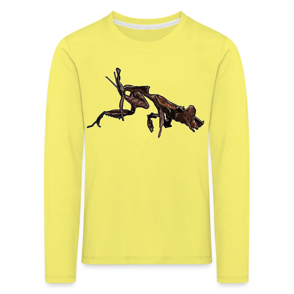 Kinder Longsleeve Phyllocrania paradoxa female 2 - Gelb