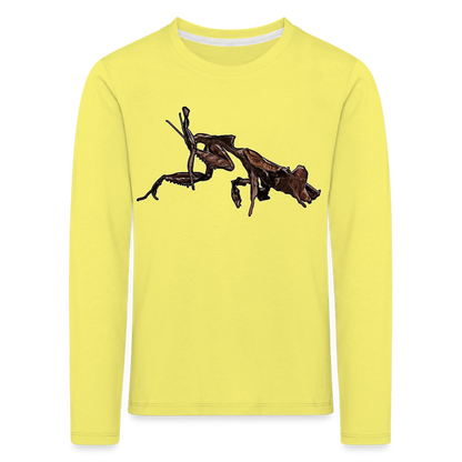Kinder Longsleeve Phyllocrania paradoxa female 2 - Gelb