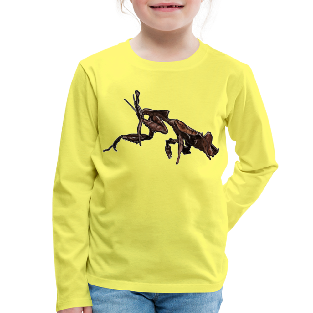 Kinder Longsleeve Phyllocrania paradoxa female 2 - Gelb