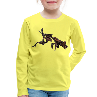 Kinder Longsleeve Phyllocrania paradoxa female 2 - Gelb