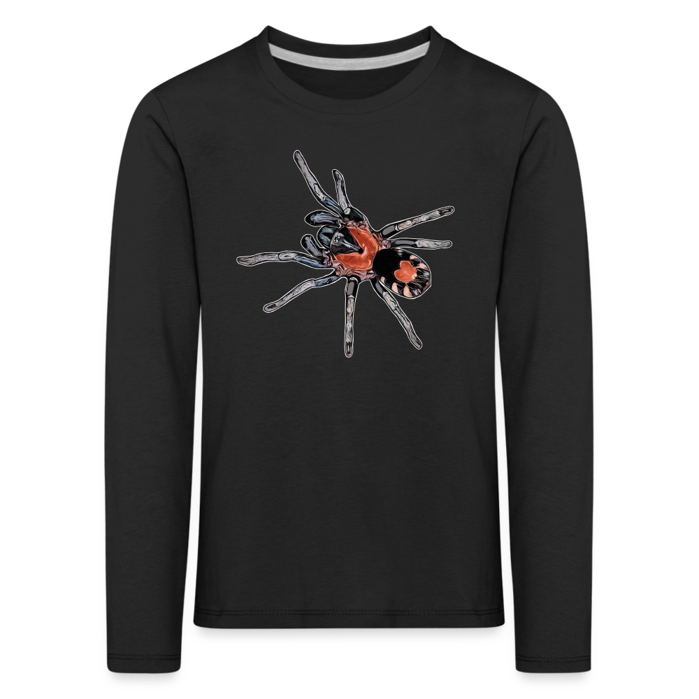Kinder Longsleeve Cyriocosmus elegans - Schwarz