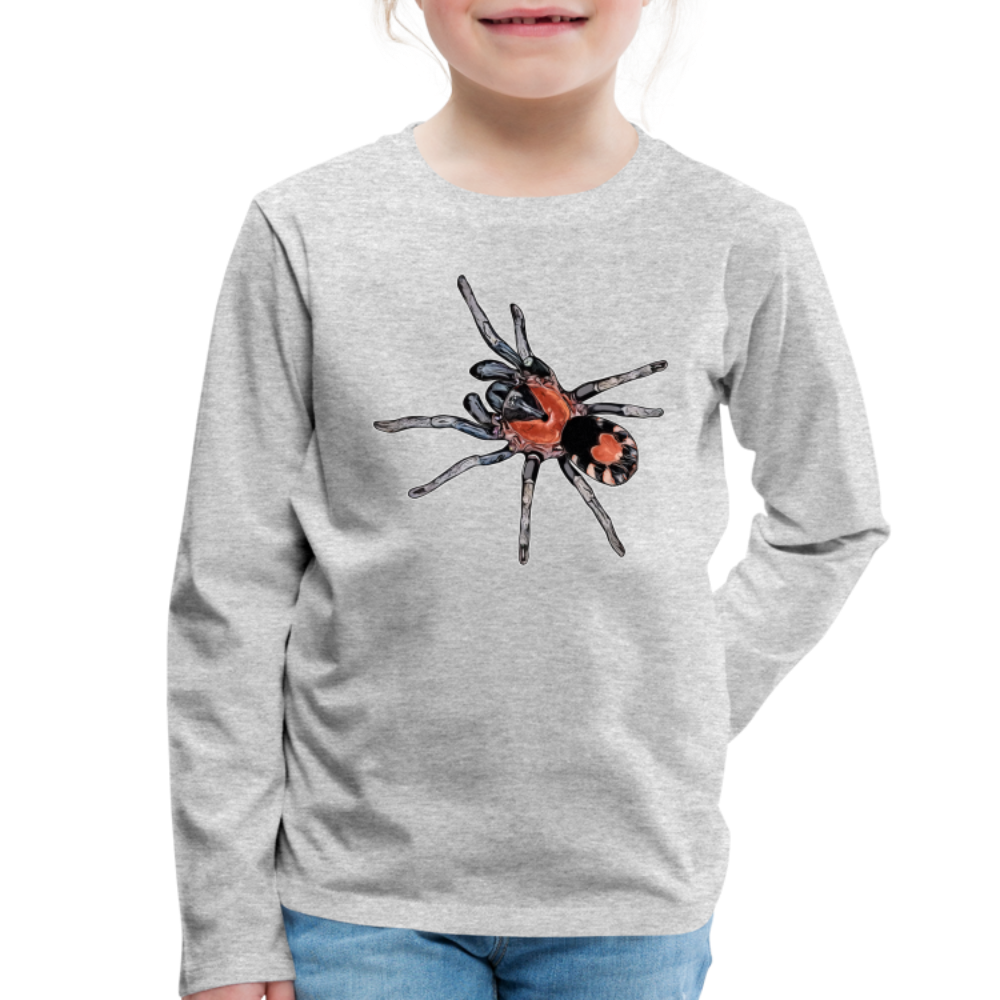 Kinder Longsleeve Cyriocosmus elegans - Grau meliert