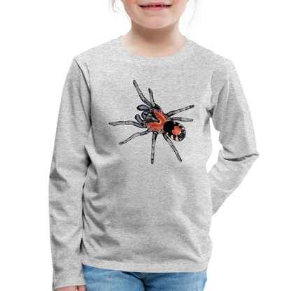 Kinder Longsleeve Cyriocosmus elegans - Grau meliert