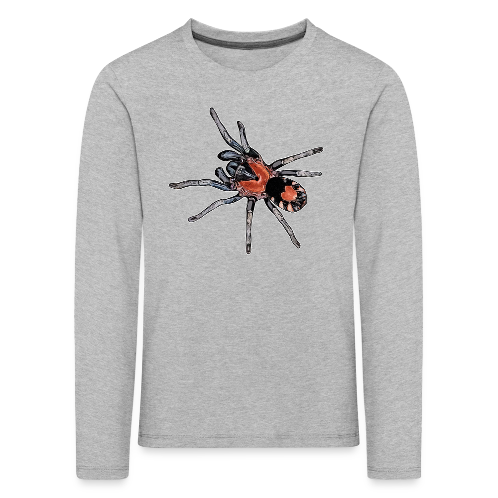 Kinder Longsleeve Cyriocosmus elegans - Grau meliert