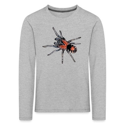 Kinder Longsleeve Cyriocosmus elegans - Grau meliert