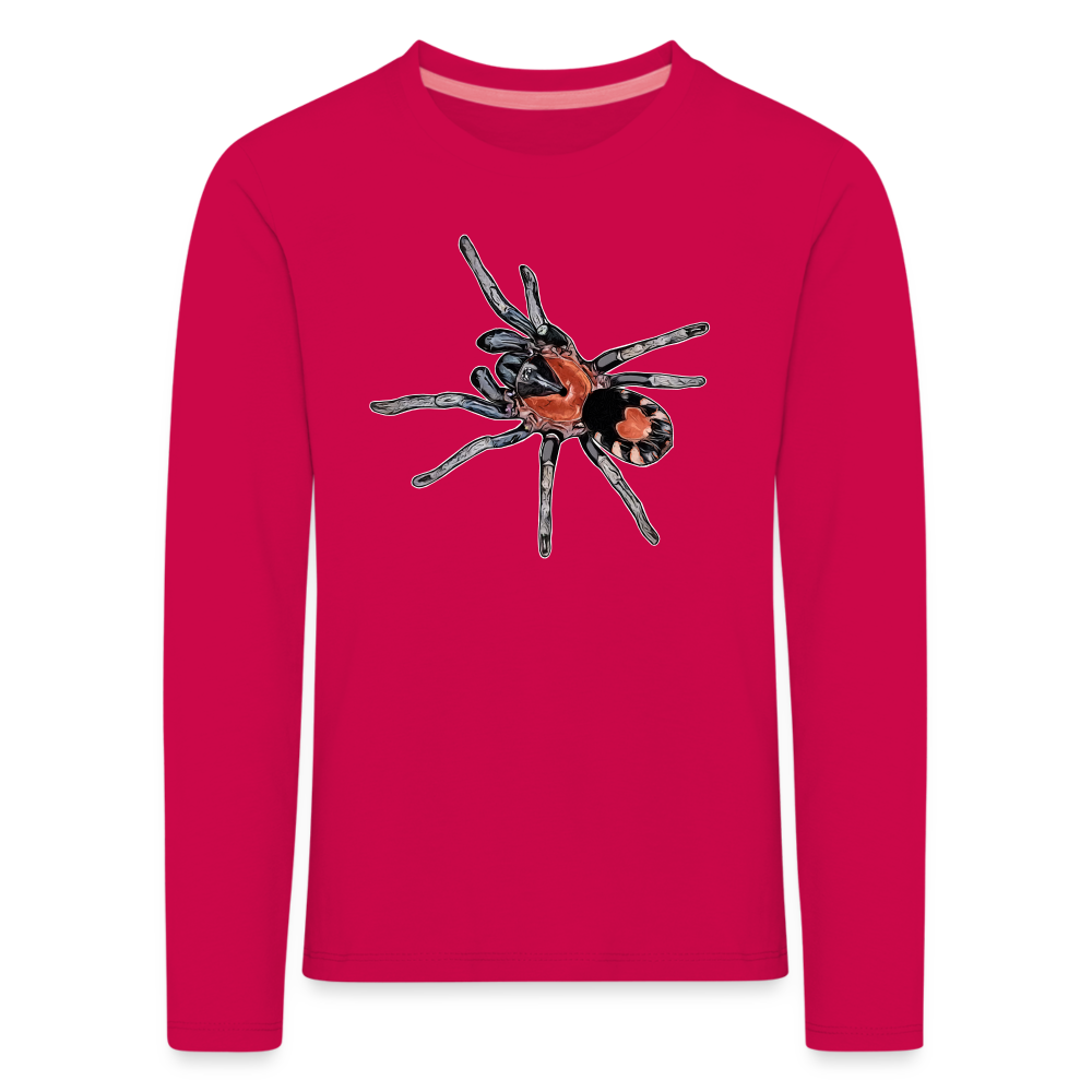 Kinder Longsleeve Cyriocosmus elegans - dunkles Pink