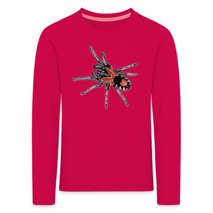 Kinder Longsleeve Cyriocosmus elegans - dunkles Pink