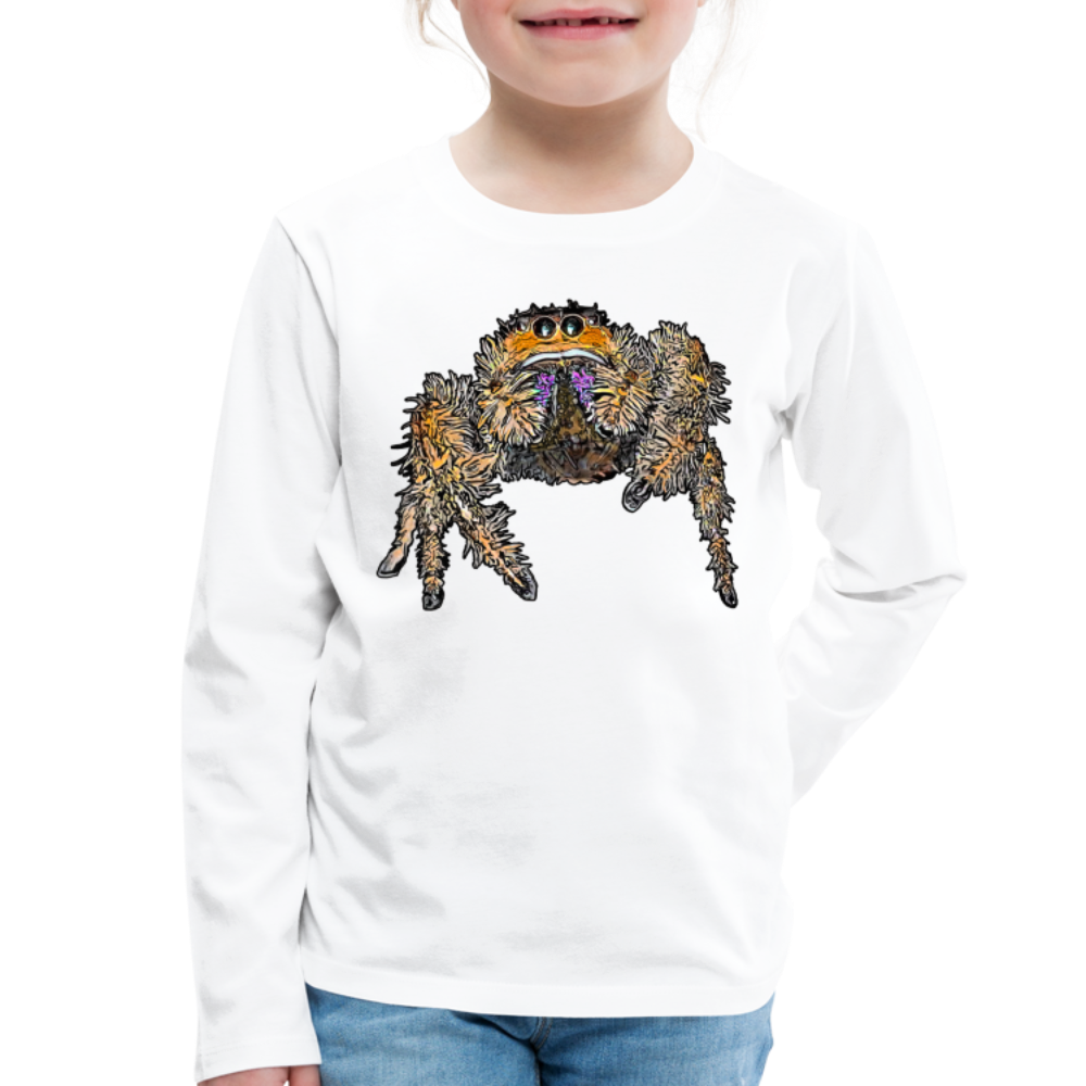 Kinder Longsleeve Phidippus regius Everglades female - weiß