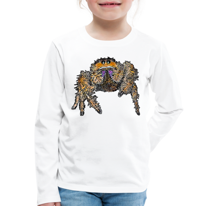 Kinder Longsleeve Phidippus regius Everglades female - weiß