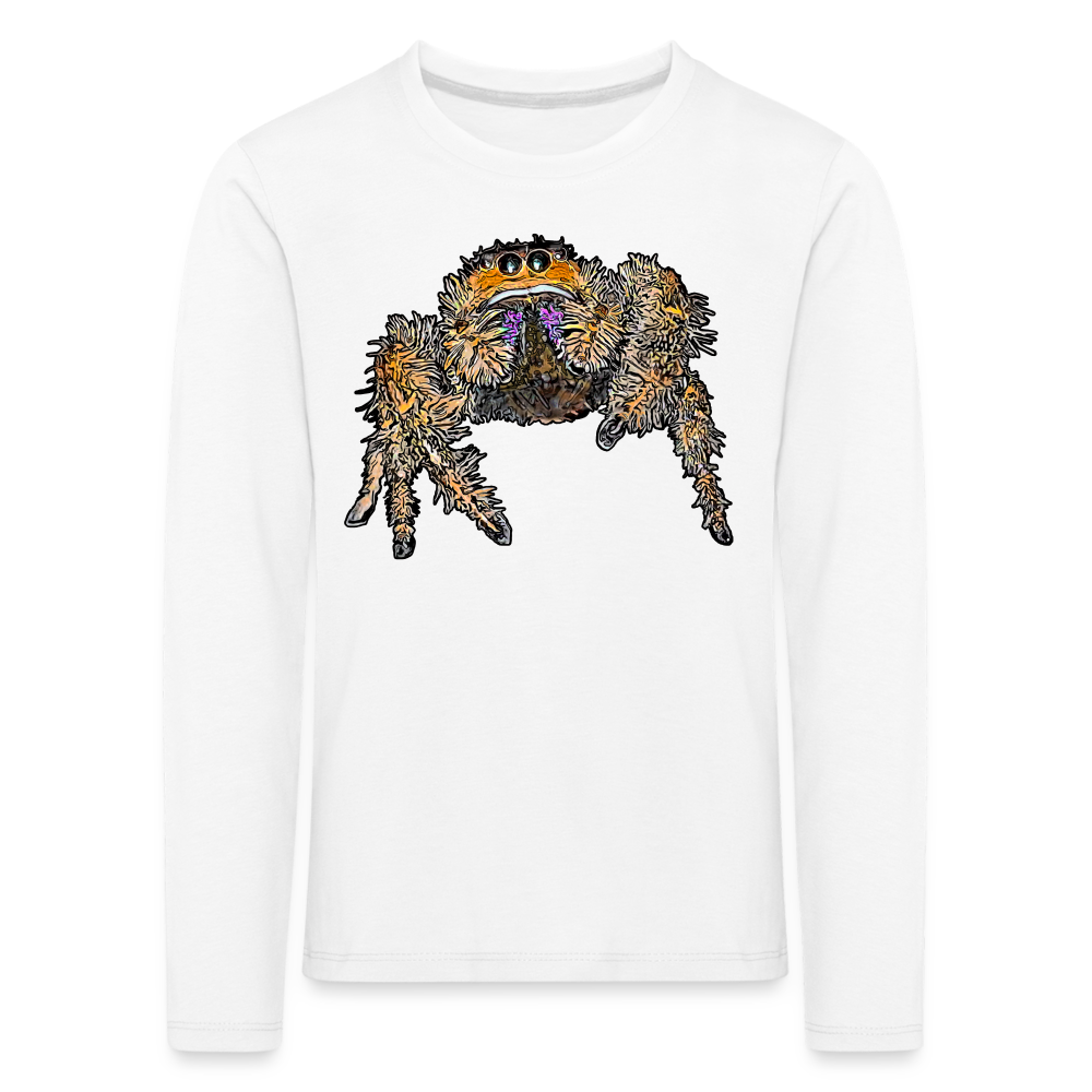 Kinder Longsleeve Phidippus regius Everglades female - weiß