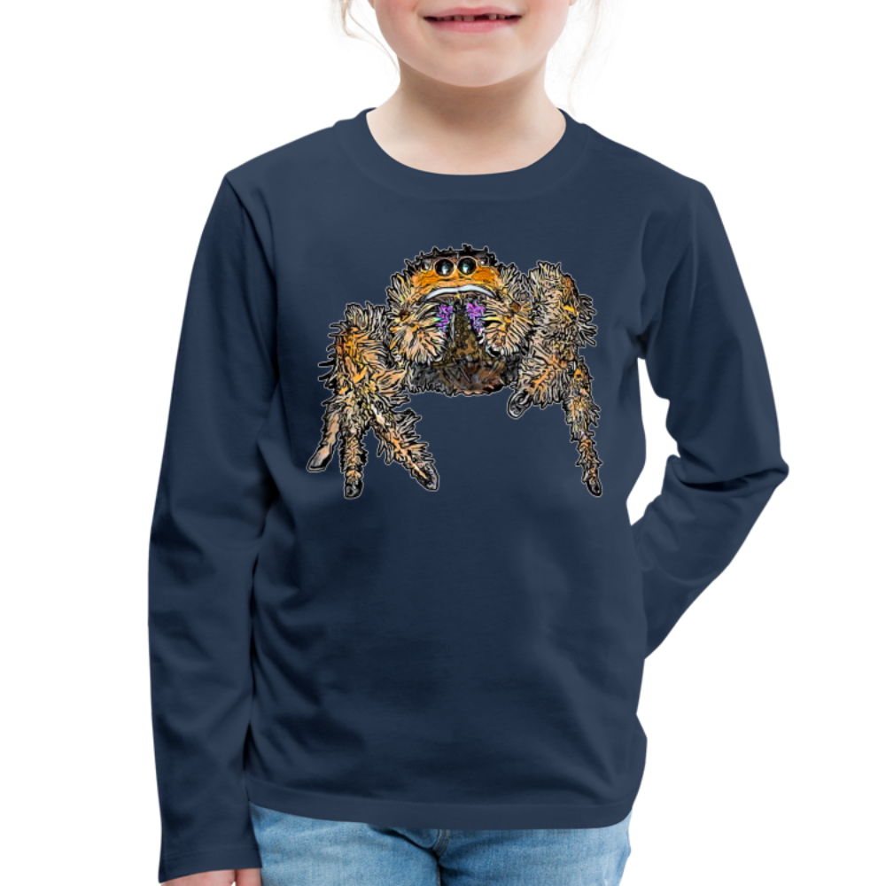 Kinder Longsleeve Phidippus regius Everglades female - Navy
