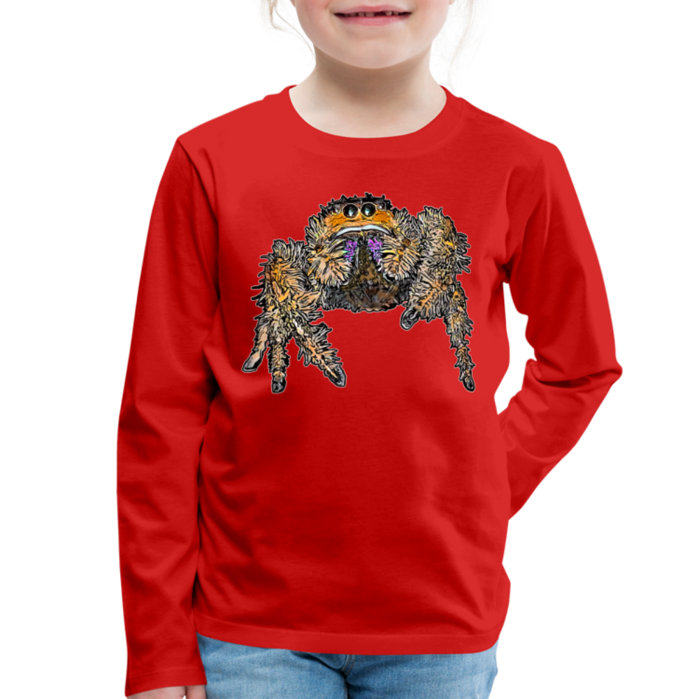Kinder Longsleeve Phidippus regius Everglades female - Rot