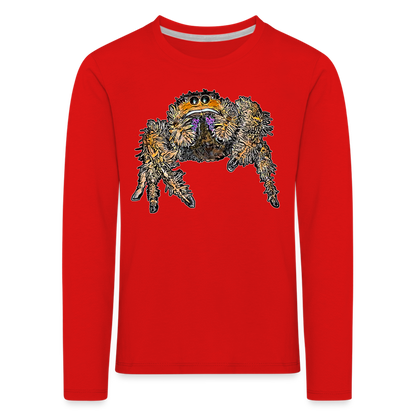 Kinder Longsleeve Phidippus regius Everglades female - Rot
