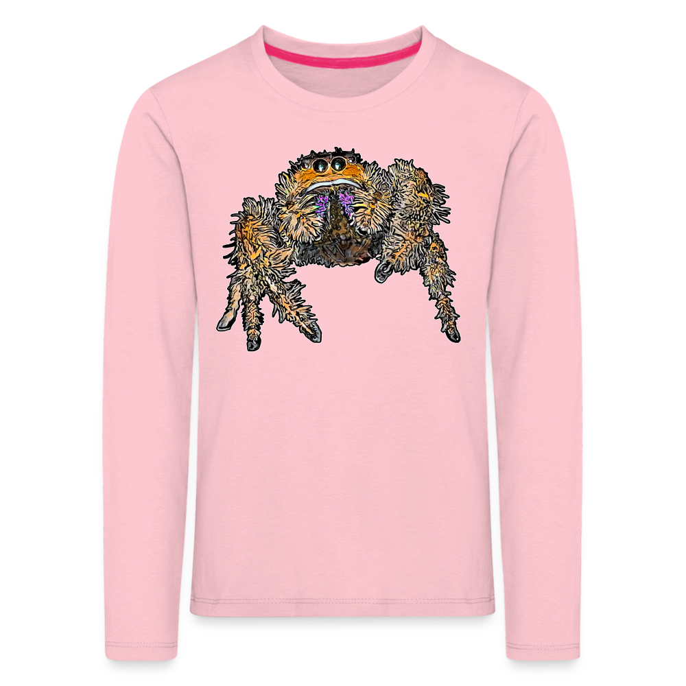 Kinder Longsleeve Phidippus regius Everglades female - Hellrosa