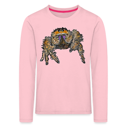 Kinder Longsleeve Phidippus regius Everglades female - Hellrosa