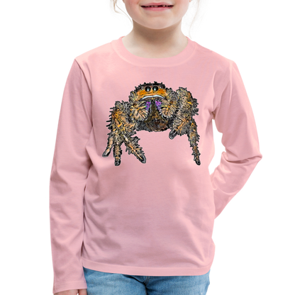 Kinder Longsleeve Phidippus regius Everglades female - Hellrosa