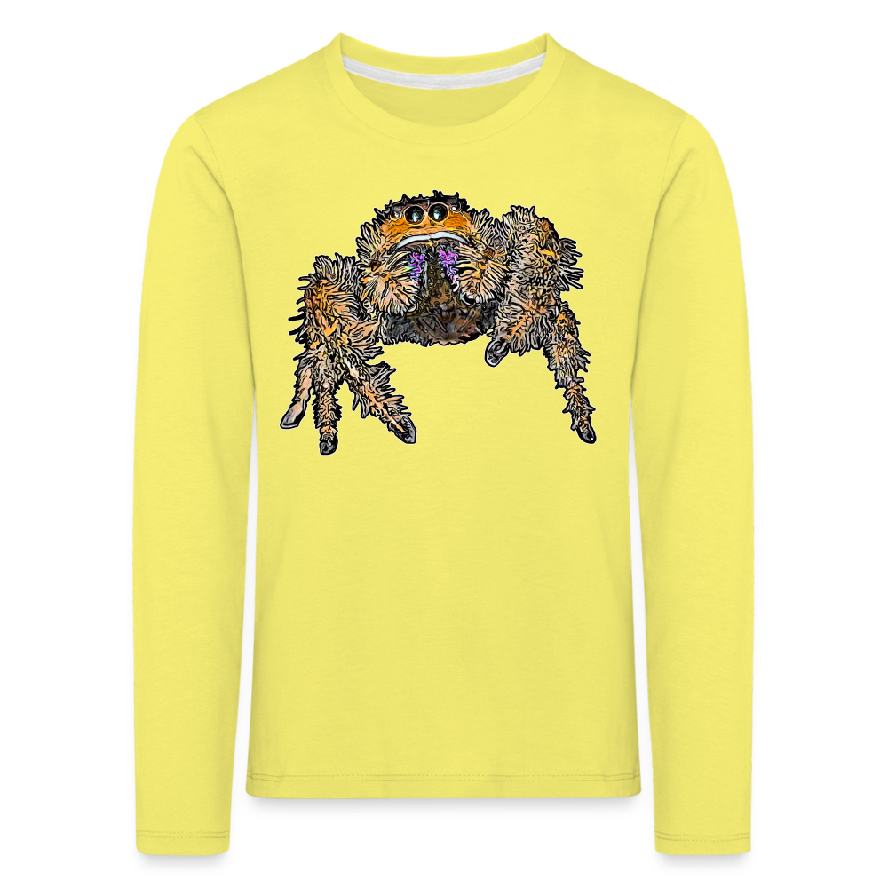Kinder Longsleeve Phidippus regius Everglades female - Gelb