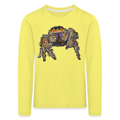 Kinder Longsleeve Phidippus regius Everglades female - Gelb