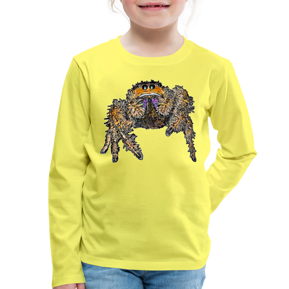 Kinder Longsleeve Phidippus regius Everglades female - Gelb