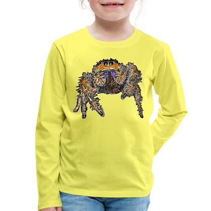 Kinder Longsleeve Phidippus regius Everglades female - Gelb