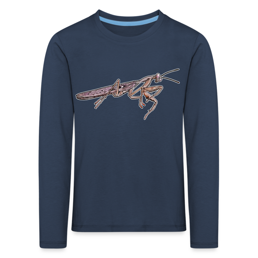 Kinder Longsleeve Rhombodera kirbyi male - Navy