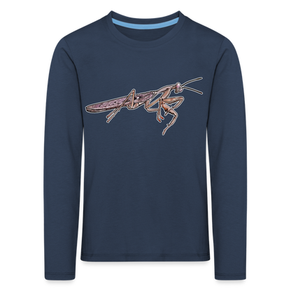 Kinder Longsleeve Rhombodera kirbyi male - Navy