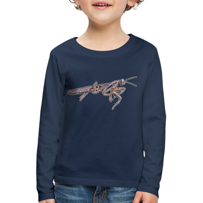 Kinder Longsleeve Rhombodera kirbyi male - Navy