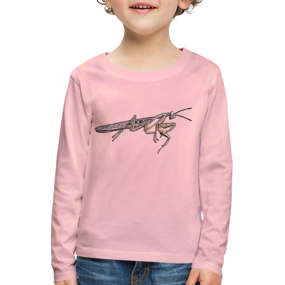 Kinder Longsleeve Rhombodera kirbyi male - Hellrosa