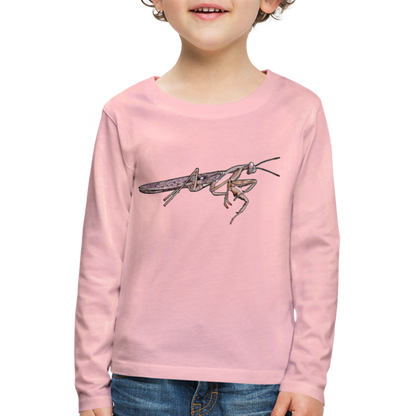 Kinder Longsleeve Rhombodera kirbyi male - Hellrosa