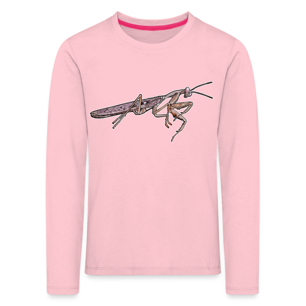 Kinder Longsleeve Rhombodera kirbyi male - Hellrosa