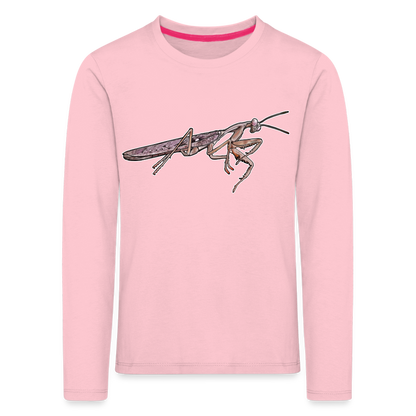 Kinder Longsleeve Rhombodera kirbyi male - Hellrosa