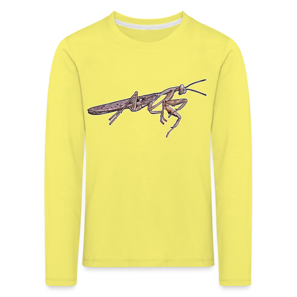 Kinder Longsleeve Rhombodera kirbyi male - Gelb