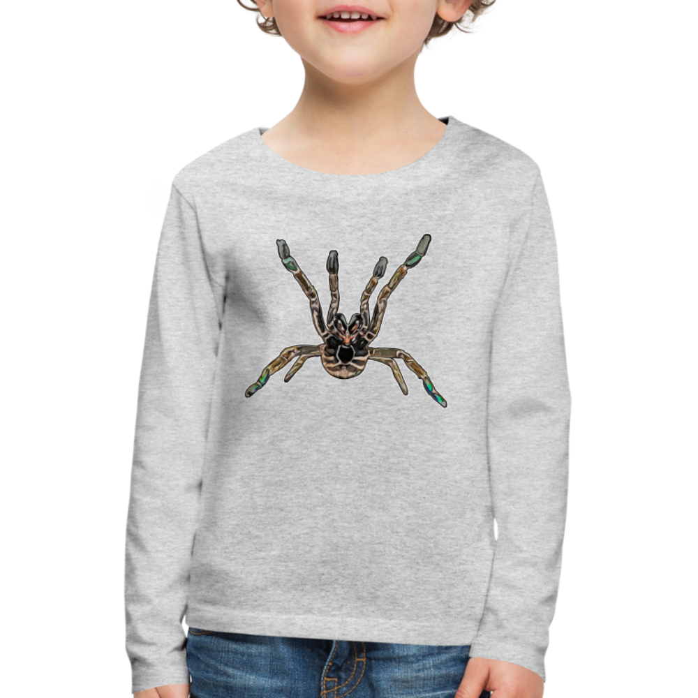 Kinder Longsleeve Pterinochilus murinus tcf - Grau meliert