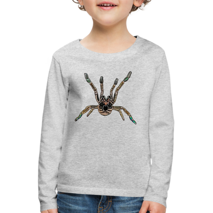 Kinder Longsleeve Pterinochilus murinus tcf - Grau meliert