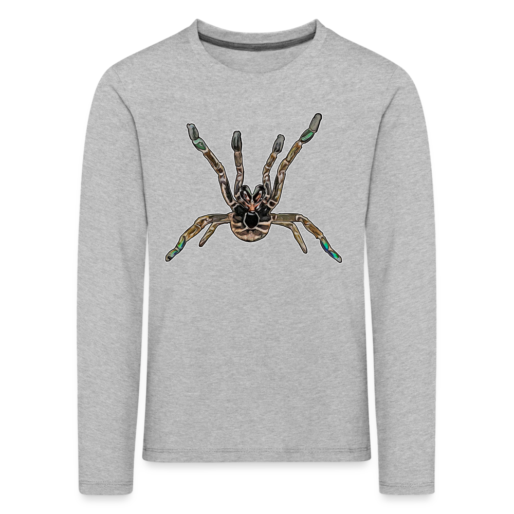 Kinder Longsleeve Pterinochilus murinus tcf - Grau meliert