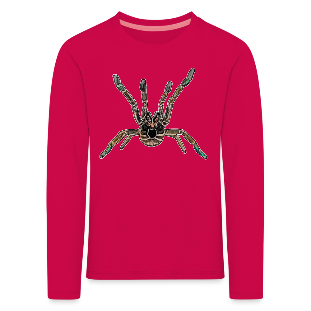 Kinder Longsleeve Pterinochilus murinus tcf - dunkles Pink